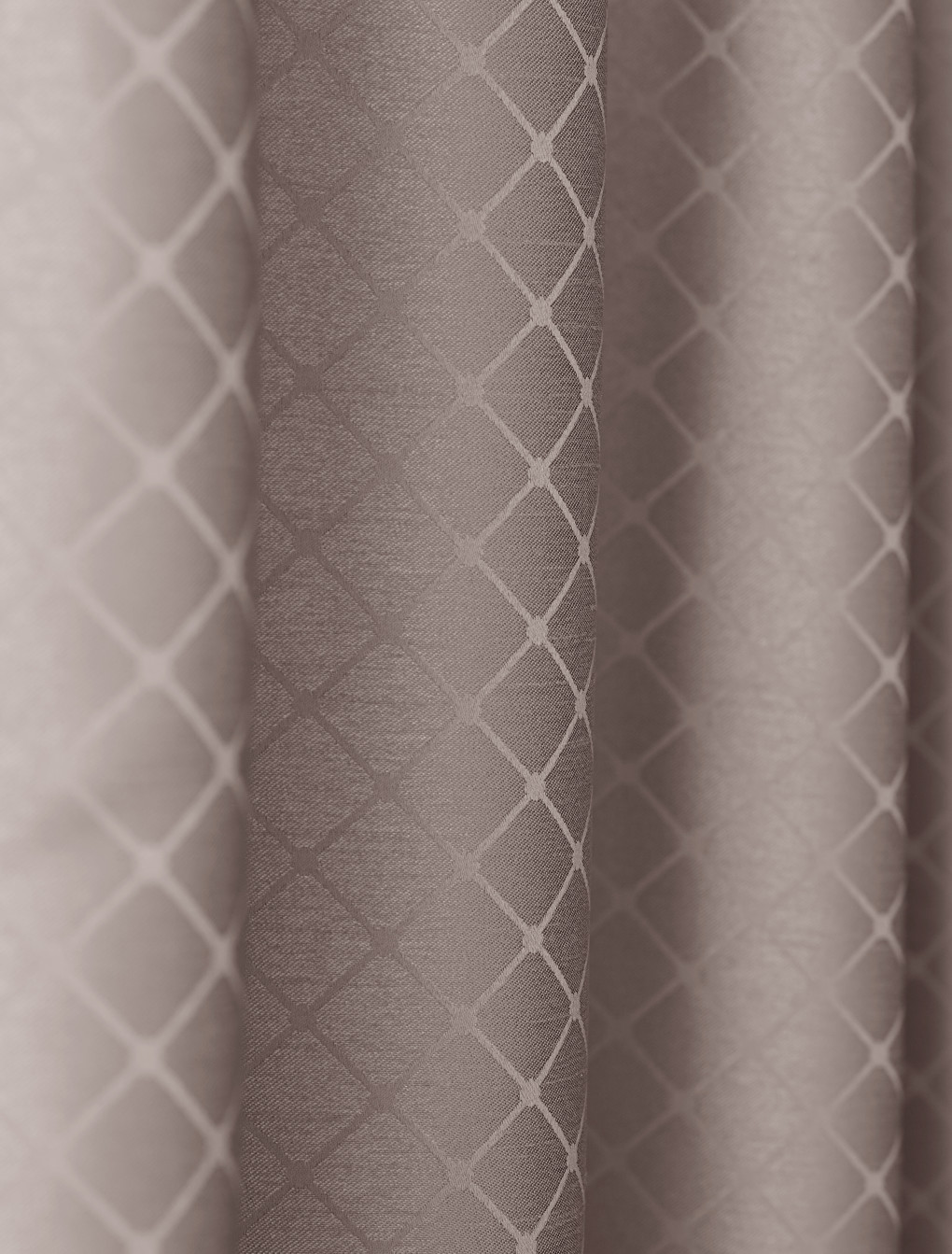 Royal Velvet Diamond Jacquard Shower Curtain Gray Mist