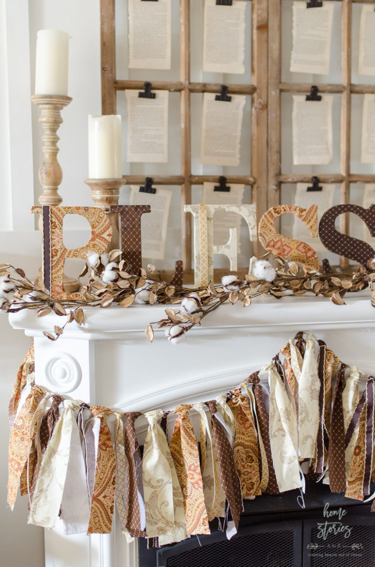 DIY Fabric Covered Letters Waverly Inspirations
